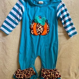 Pumpkin Appliqué Romper